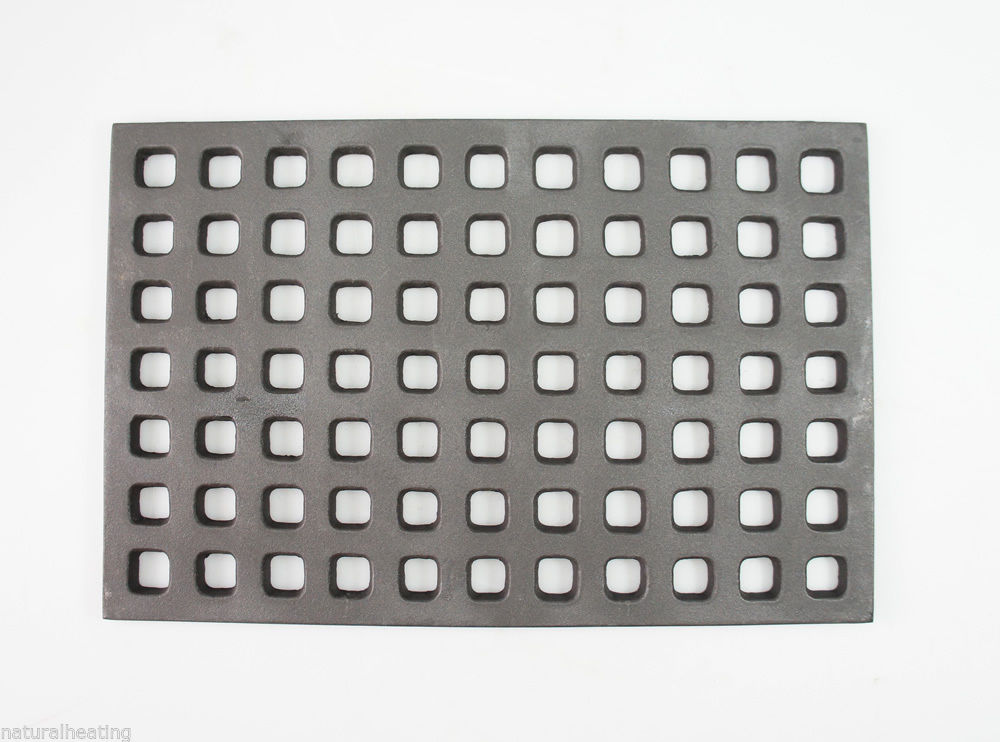 Cast Iron Waffle Top Grate Only -  Large - 457 x 300mm max (Adjustable)